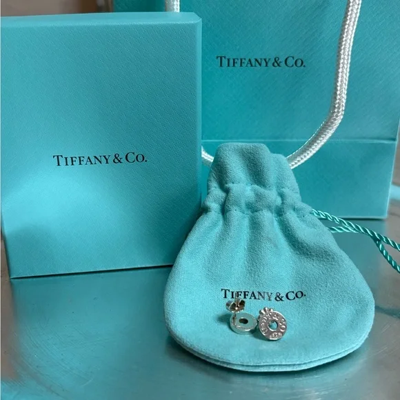 Tiffany & Co. 1837 Silver Earrings - Picture 6 of 6